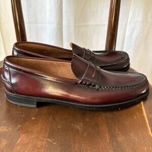 The Florsheim Shoe Penny Loafer Oxblood Brown Size 13 B Narrow New without Box